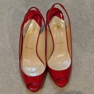 Christian Loubotin Paris Pumps Red